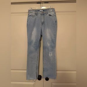 Avec Les Filles lightly distressed Jeans